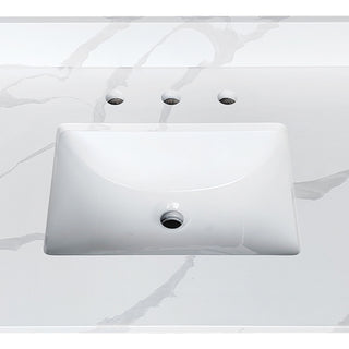 Bathroom Vanity Top With Undermount Sink, 3 Pre Drilled Holes