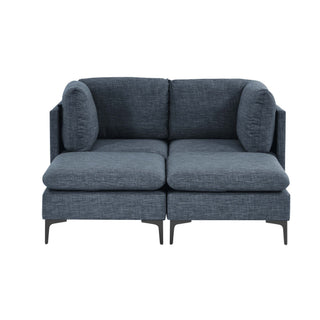 Upholstered Modular Sectional & Tall Legs