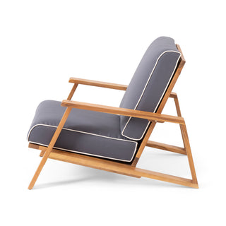 Outdoor Club Chair, Patio Lounge Chair With Removable Cushion