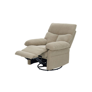 Swivel Rocker Recliner Chair With Manual Recline For Living Room