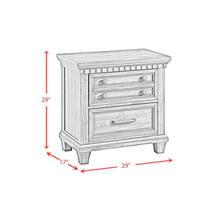 Mccoy - 2 Drawer Nightstand With USB