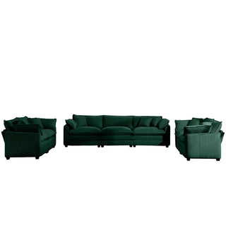Elegant Oversized Sectional Sofa Set With Deep Seats And Flexible Layout