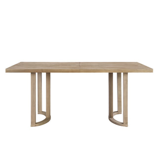 Modern Dining Table Solid Wood