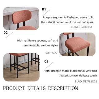 Modern Counter Height Stools (Set of 2)