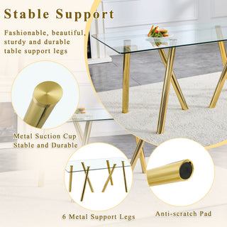 Dining Table With Transparent Surface