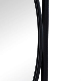 Rectangular Wall Mirrors With Frame, Home Decor For Living Room Bedroom Entryway - Black
