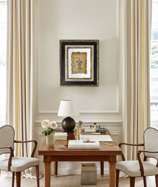 Lucian - Framed Antiqued Sculpture Print