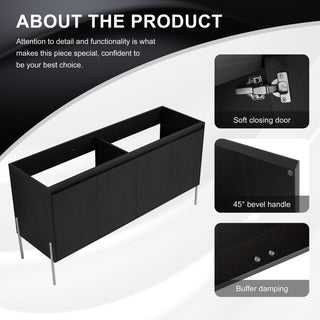 Freestanding Bathroom Vanity & Soft Close Cabinet Doors