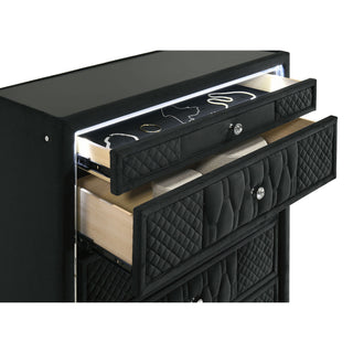Mika - 5 Drawer LED Chest