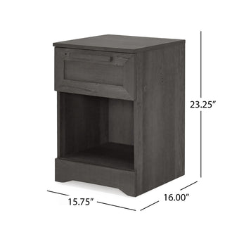 Broxon - Rustic Drawer Nightstand