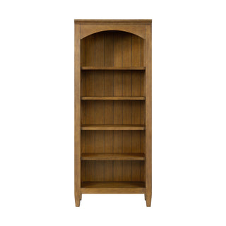 Portico - Open Bookcase - Brown Oak