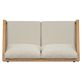 Westin - Outdoor Acacia Wood Loveseat - Teak / Beige