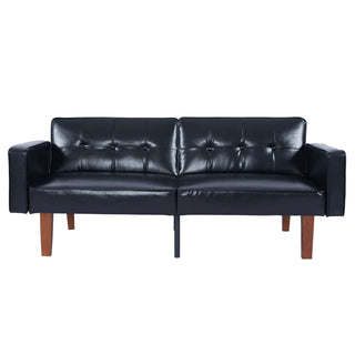 3 Position Split Back Futon Sofa Bed For Living Room
