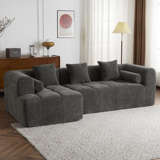 Sectional Free Combined Sofa With 2 Side Pockets
