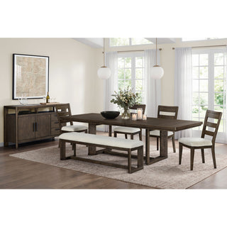 Backless Upholstered Dining Bench
