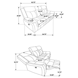 Franklin - Reclining Sofa Set