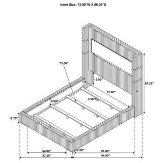 Judah - Flame Visualizer Bed