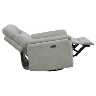 Beacon - Power Swivel Recliner With USB Charging And Adjustable Recline