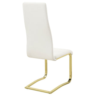 Whittingham - Dining Side Chair (Set of 4) - White / Gold