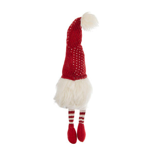 Christmas Gnomes Decorations, Christmas Table Home Ornaments For Holiday Party Gifts (Set of 2) - White / Red