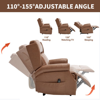Manual Recliner Chair  With Heavy Duty Motion Mechanism, 8 Vibrating Nodes And 3 Massage Modes For Living Room