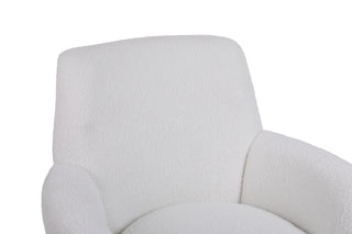 Teddy Swivel Barrel Chair, Swivel Accent Chairs Armchair For Living Room