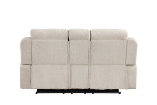 Galya - 3 Piece Living Room Set Sofa Loveseat Chair - Light Gray