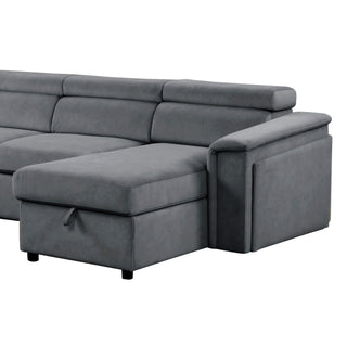 Harvey - Power Recliner Sleeper Sectional