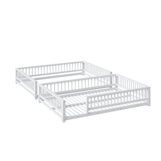 Bunk Bed With Ladder And Safety Guardrails