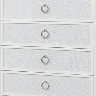 Abigale - 5 Drawer Chest With LED Lighting - White