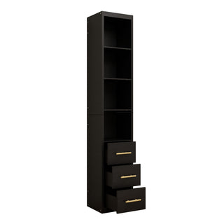 Tall Storage Cabinet With Drawers And Shelves