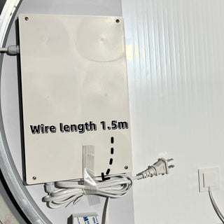 LED Bathroom Mirror, Anti Explosion Glass, Rust Resistant, Anti Fog, Tri Color