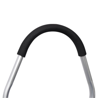 Foldable Shopping Trolley With Wheels And Removable Waterproof Bag - Black