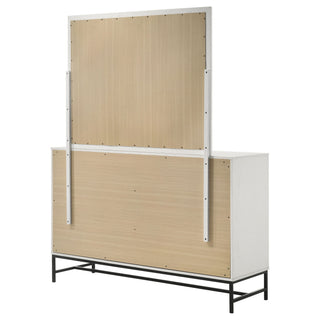 Taraval - 6 Drawer Dresser With Mirror - White