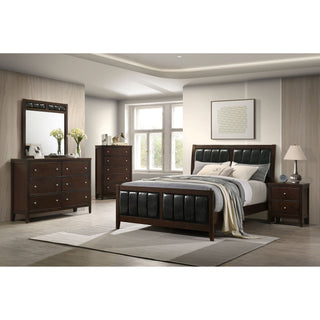 Lakewood - 6 Drawer Dresser With Mirror - Cappuccino