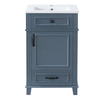 Bathroom Vanity With Sink, Drawer & Soft Closing Door