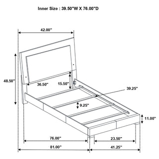 Dulcey - Bedroom Set & LED