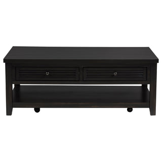 Sutter - 2 Piece Coffee And End Table Set - Dark Brown