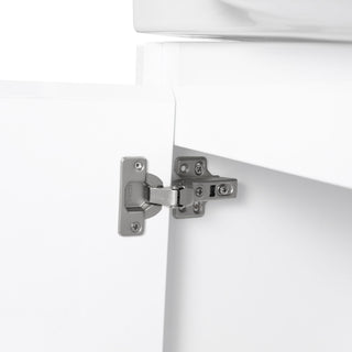 Wall Mounted Bathroom Vanity With Sink & Soft Close Door