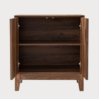 Double Door Cabinet - Walnut