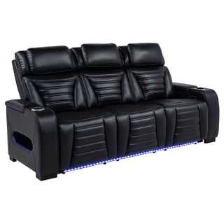 Isadora - Power Reclining Sofa With Dual Independent Recline - Black