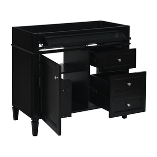 Bathroom Vanity With 2 Drawers And Tip-Out Drawer, Storage Cabinet