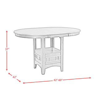 Max - Pub Dining Table - Walnut