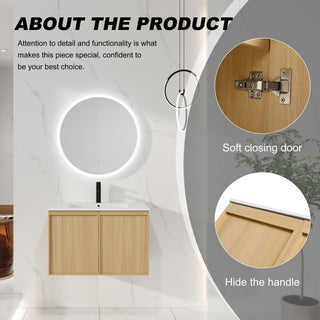 Floating Bathroom Vanity With Sink Combo