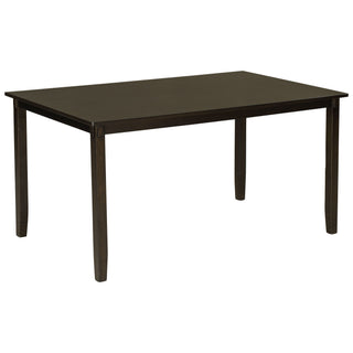 6 Piece Rectangular Dining Table Set With 4 Chairs And Bench