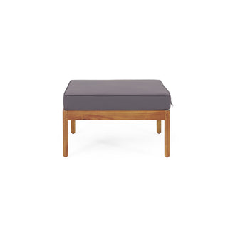 Bianca - Outdoor 3 Seater Sofa Chat Set With Ottoman - Teak