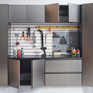 Nova Series - Wall Mounted Garage Cabinet - Dark Gray