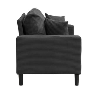 Modern Upholstered Loveseat Sofa, High Resilience