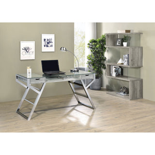 Elias - 4 Shelf Bookshelf With Zigzag Design