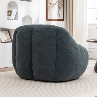 Comfy Bean Bag Chair With Memory Foam Filler, Tufted Soft
